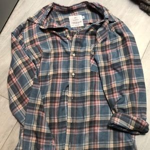 American Colors by Alex Lehr Plaid Button Down Top